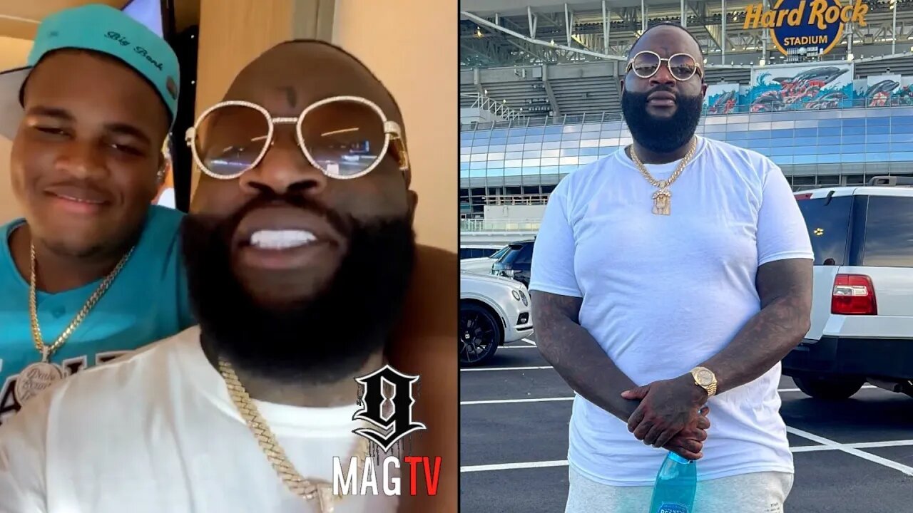 "Dolphins Will Win The Super Bowl" Rick Ross Predicts From His Maybach Empire Luxury Suite! 🏈