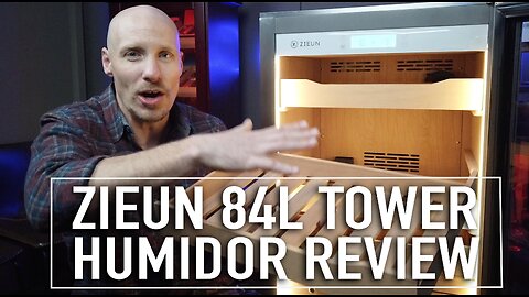 Zieun 84L Electric Tower Humidor Review