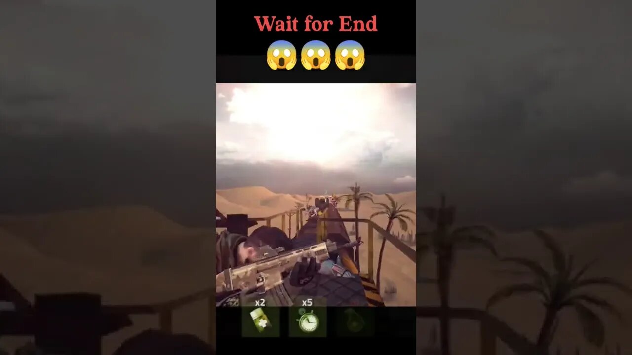 Wait for End ! Cover Fire ! 😱😱 #shorts