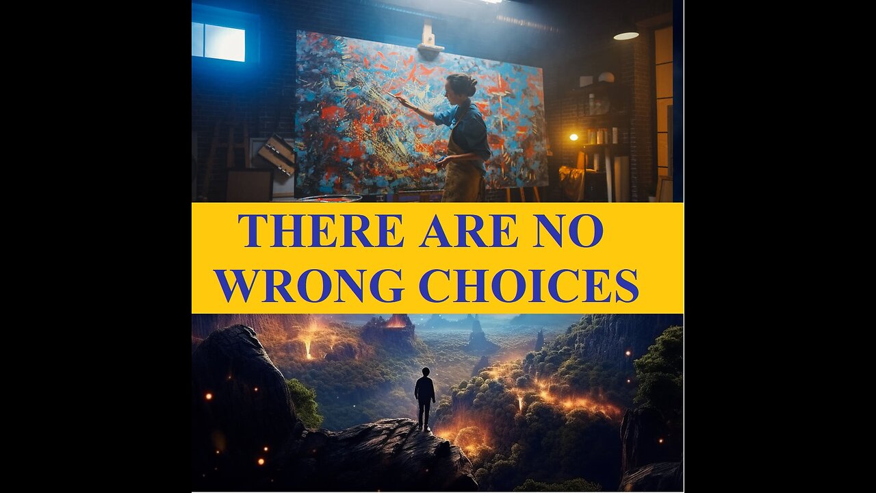 THERE ARE no WRONG CHOICES