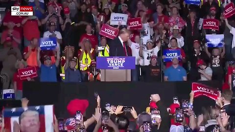 Trump Bust out his dance moves.