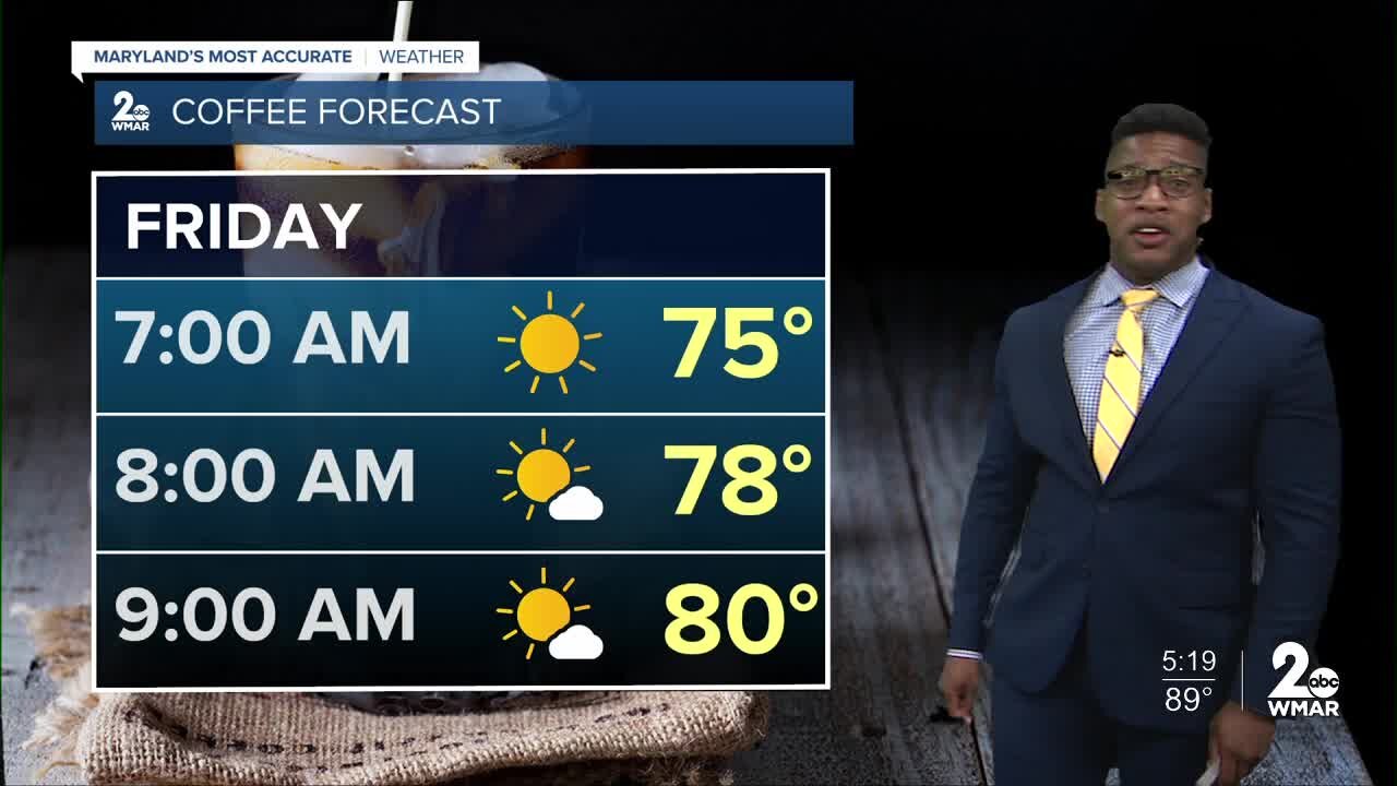 WMAR-2 News Patrick Pete's Thursday forecast