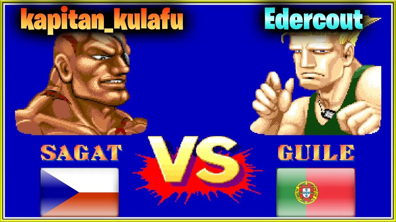 Street Fighter II': Champion Edition (kapitan_kulafu Vs. Edercout) [Czech Republic Vs. Portugal]