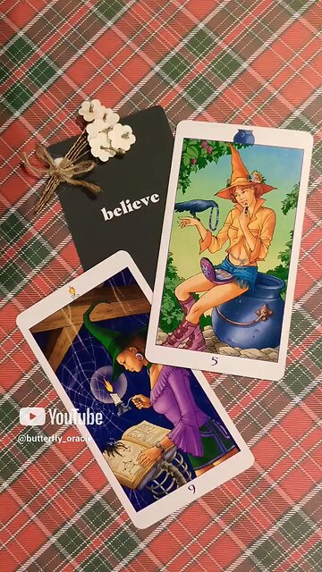 Believe in yourself and wonderful things will happen! Butterfly Insightful Daily Tarot