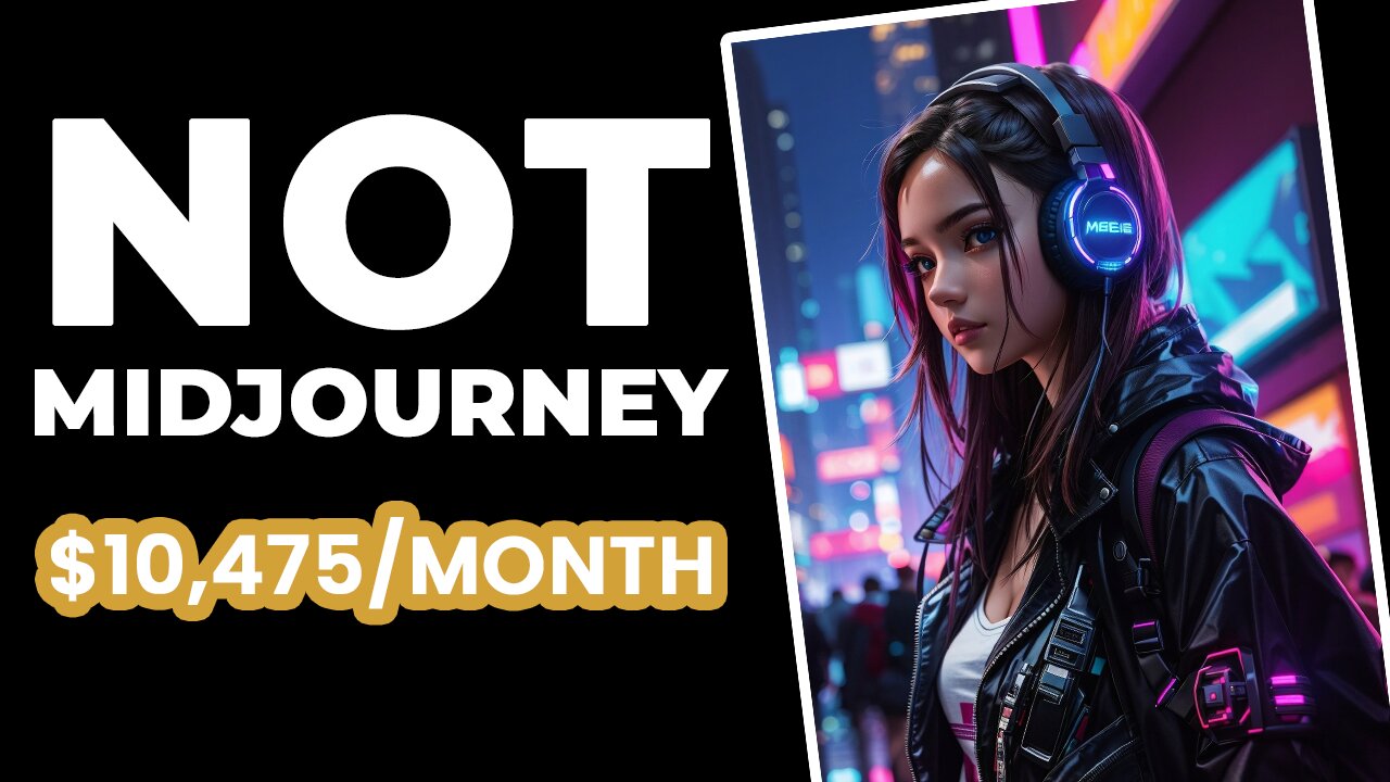 STOP using Midjourney, this FREE AI Can Make You 10,475$/month Instead! | Make Money Online in 2023