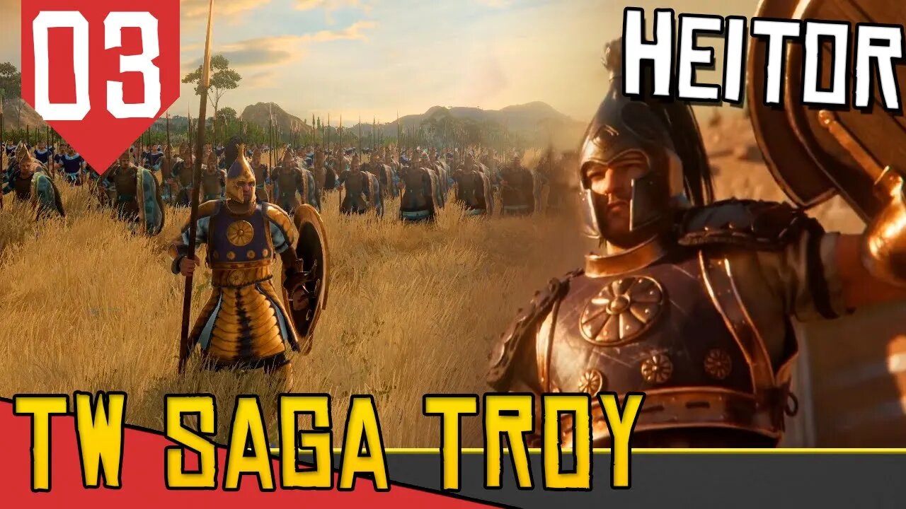 Grande Cerco sem MURALHAS - Total War Saga Troy Heitor #03 [Série Gameplay Português PT-BR]