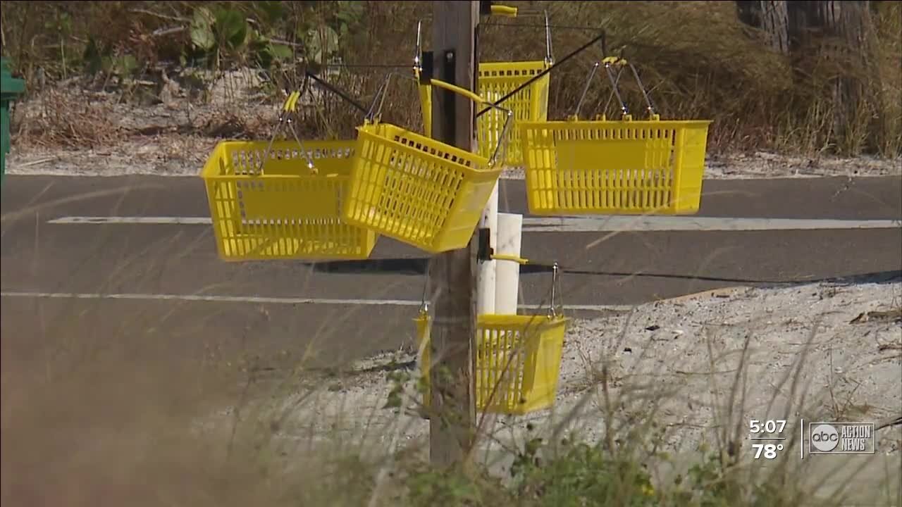 'Baskets for Beaches' program encourages trash clean up at Pinellas County beaches