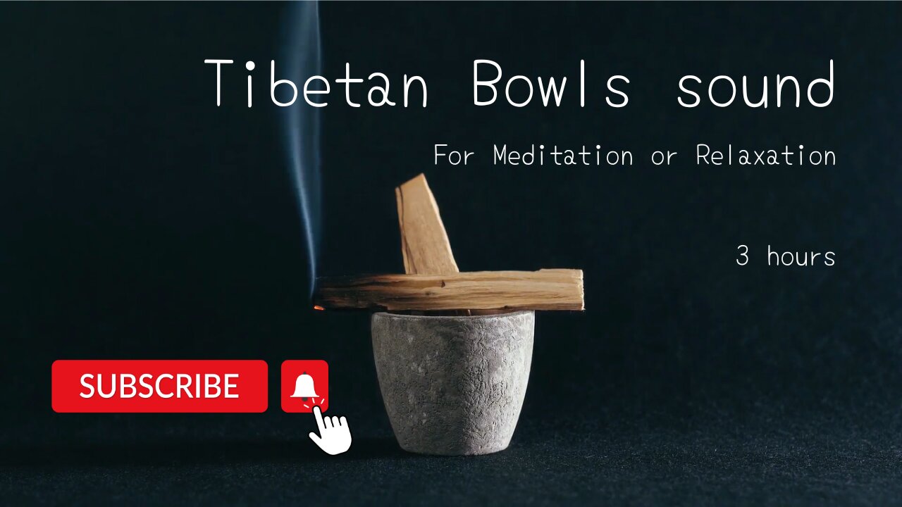 Meditation Tibetan Bowls for relaxation and dreaming music, concentration, study