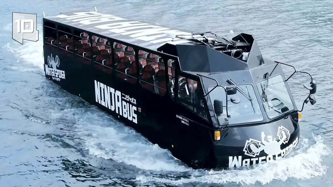 10 Most Amazing Amphibious Buses in the World