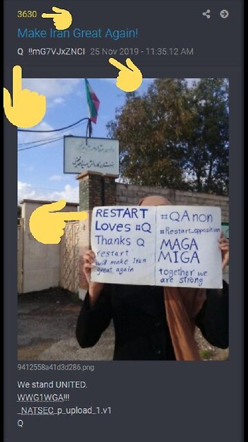 RENDERE DI NUOVO GRANDE L'IRAN - FIDATI DEL PIANO