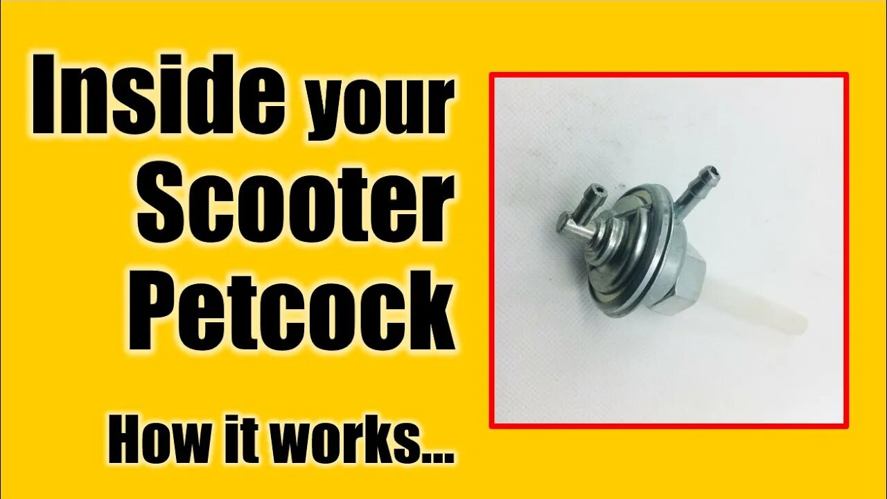 Looking Inside your Scooter Fuel Petcock. How it works