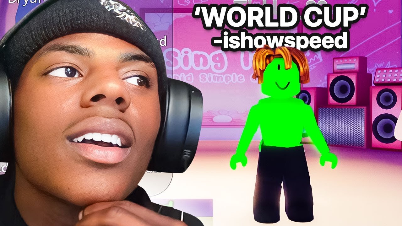 iShowSpeed Plays Roblox Karaoke