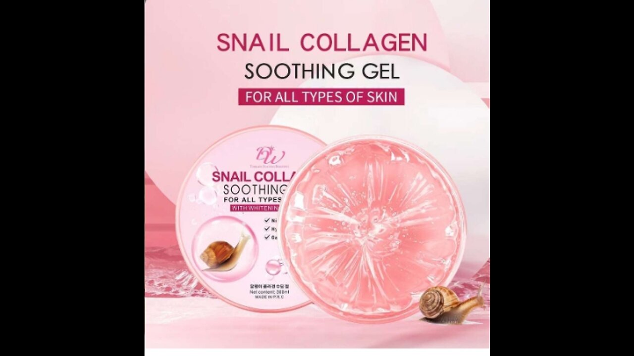 Lazada unboxing ( BW snail collagen soothing gel)