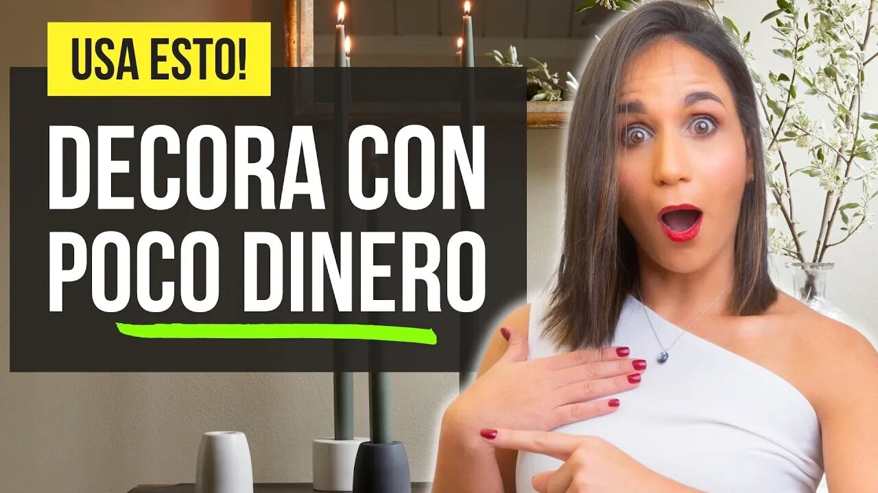 ✅ Mejores trucos para DECORAR CON POCO DINERO 🔥 10 Tips para una decoracion Economica pero Lujosa!