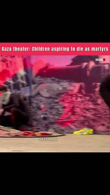 Another wonderful "Palestinian" school play from Gaza. You should ask your kid's school to run it.