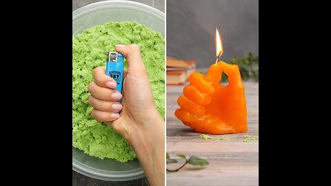 DIY cone-shaped candles 🎉