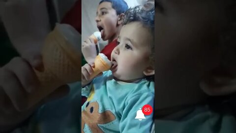 Funny cute baby video playingwith chickens, kid video,