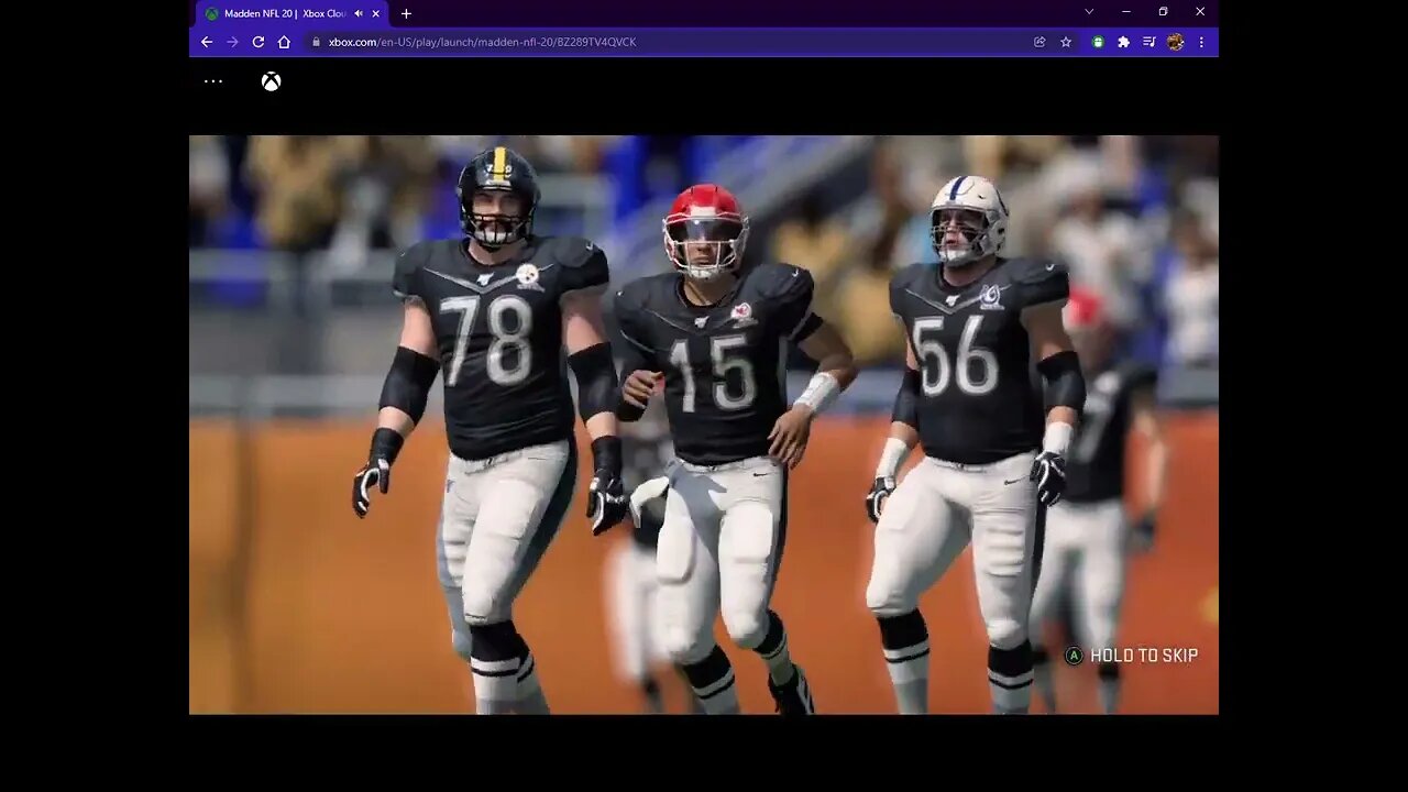 Madden NFL 20 - 2019 Pro Bowl Gameplay (Xbox Cloud Gaming Beta on Xbox.com)