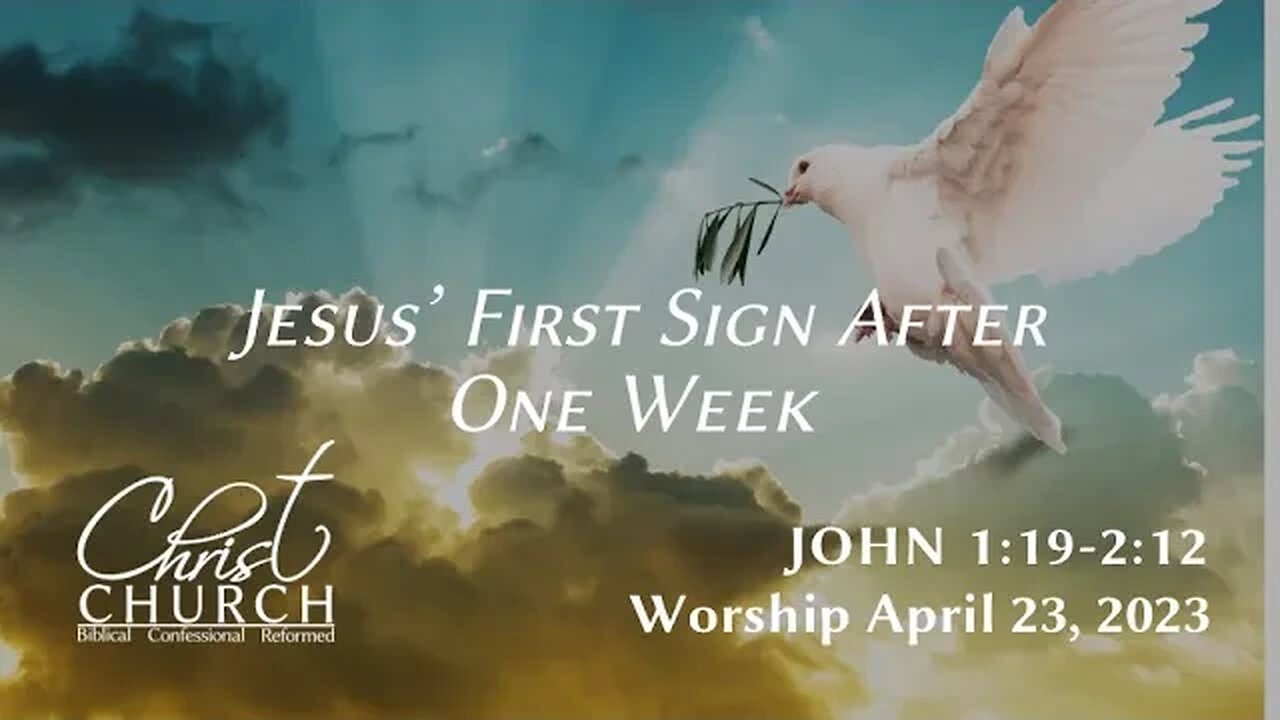 Jesus’ First Sign After One Week | John 1:19–2:12