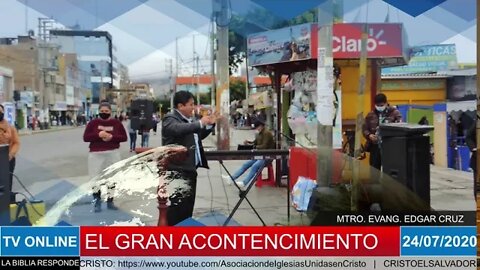 EL GRAN ACONTECIMIENTO - EVANGELISTA EDGAR CRUZ