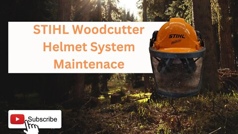 STIHL Woodcutter Helmet System Maintenance