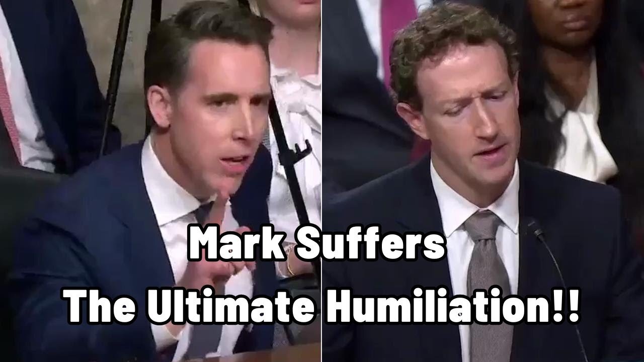 Sen. Josh Hawley Brutally Grills Mark Zuckerberg During LIVE Hearing, Gets STANDING OVATION!!!