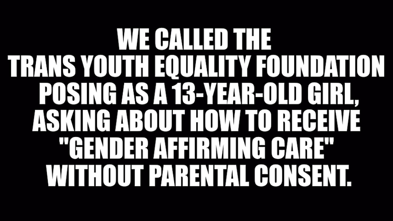 This is grooming 101 — Cut out the parents, isolate the child, and coax the kid into turning against their parents.