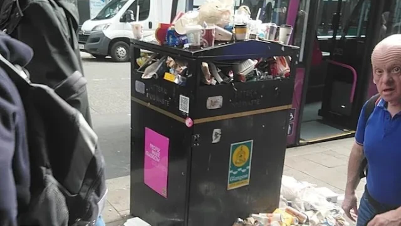 😲 Glasgow Bins 31st AUG 2022 😲