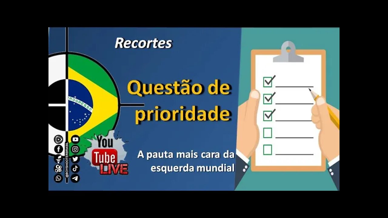 RECORTES - A pauta FUNDAMENTAL da esquerda MUNDIAL