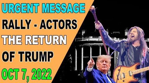 RALLY, ACTORS AND THE RETURN OF TRUMP - ROBIN BULLOCK PROPHETIC WORD
