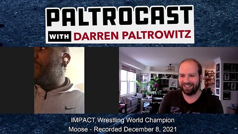 IMPACT Wrestling's Moose interview #3 with Darren Paltrowitz