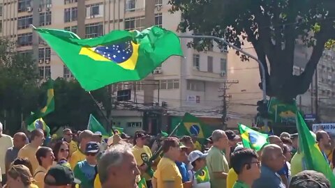 Niterói - RJ, 01/05/22, povo vai a Rua em apoio ao presidente Jair Bolsonaro e pauta de liberdades.