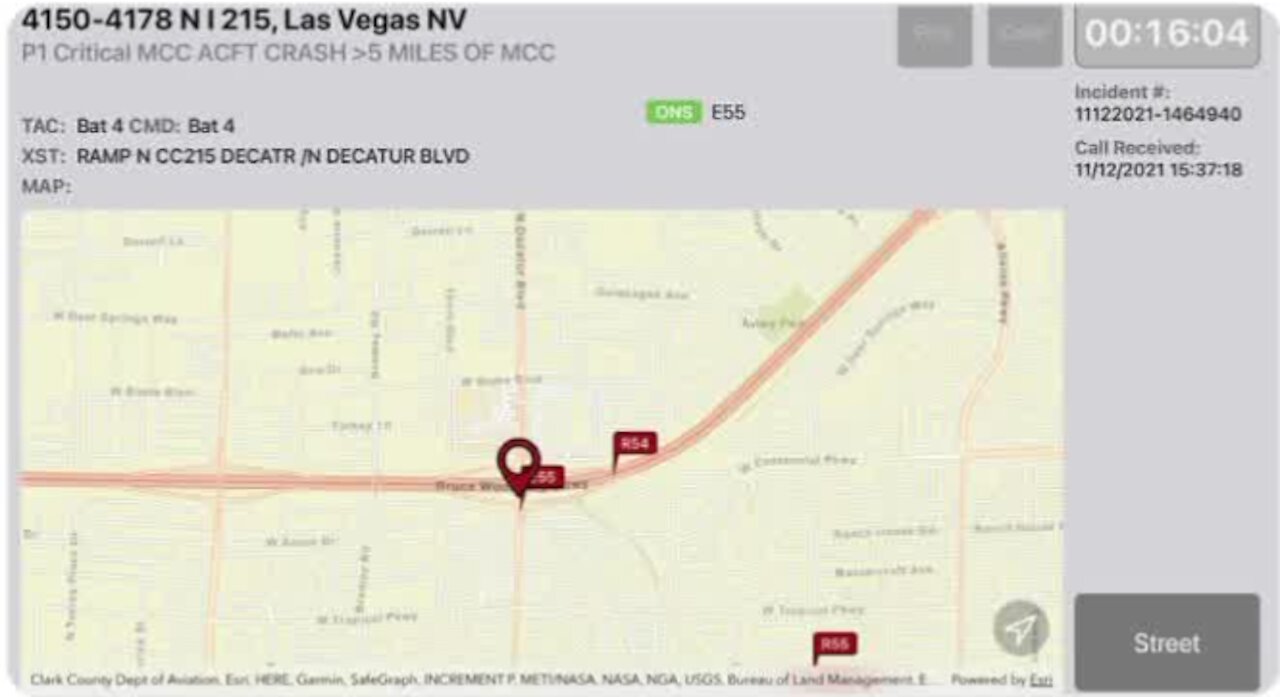 False alarm: Authorities say no plane crash near Nellis Air Force Base