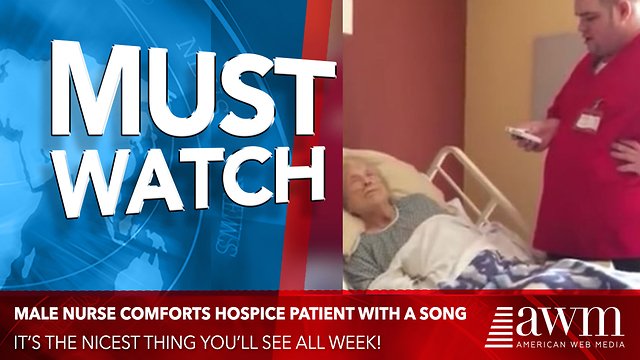 He Walks Into Hospice Room, Sees Male Nurse Over His Mom. Immediately Hits Record