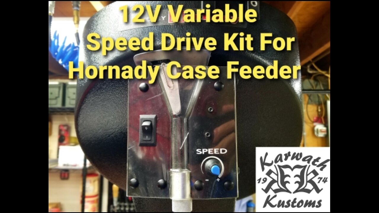 12V Variable Speed Drive Kit For Hornady Case Feeder