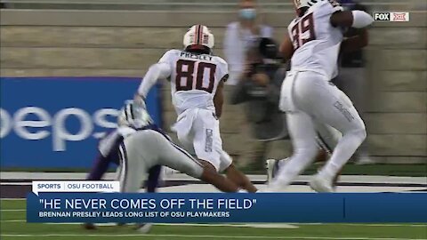 Brennan Presley leads OSU playmakers