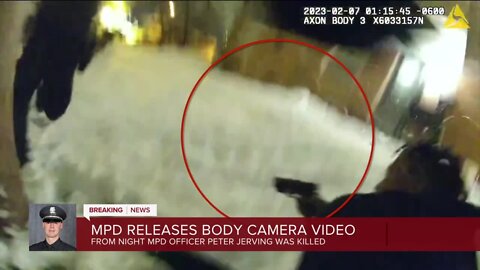 MPD releases video from night Officer Jerving was killed