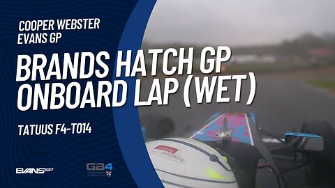 Brands Hatch GP - Onboard - Formula 4 - Cooper Webster