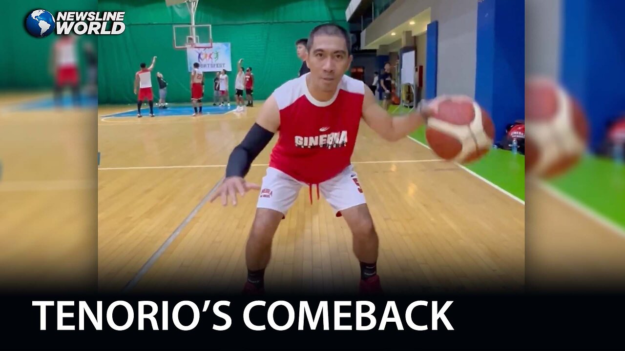 L.A. Tenorio resumes basketball training