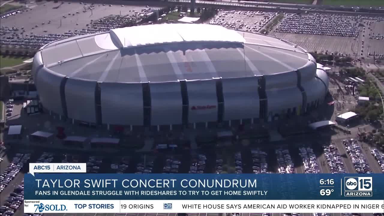 Fans say there's no 'Bad Blood' despite rideshare issues at Taylor Swift's Valley concert