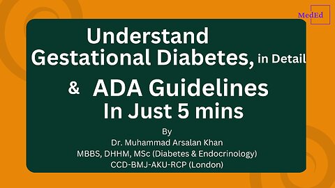 Gestational Diabetes, ADA Guidelines For GDM