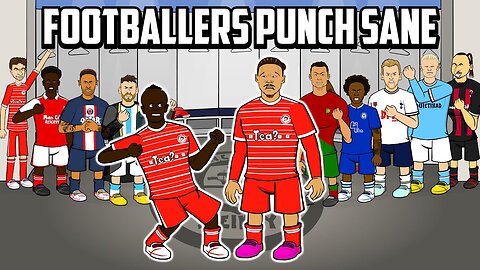 👊FOOTBALLERS PUNCH SANE👊 (Feat Ronaldo Messi Haaland Frontmen 5.10)