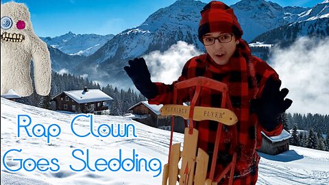 Rap Clown Goes Sledding