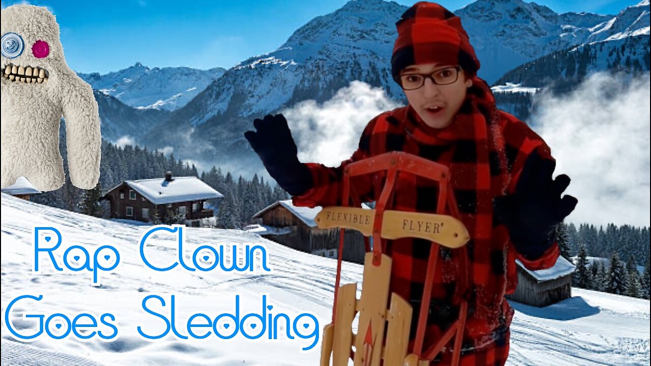 Rap Clown Goes Sledding