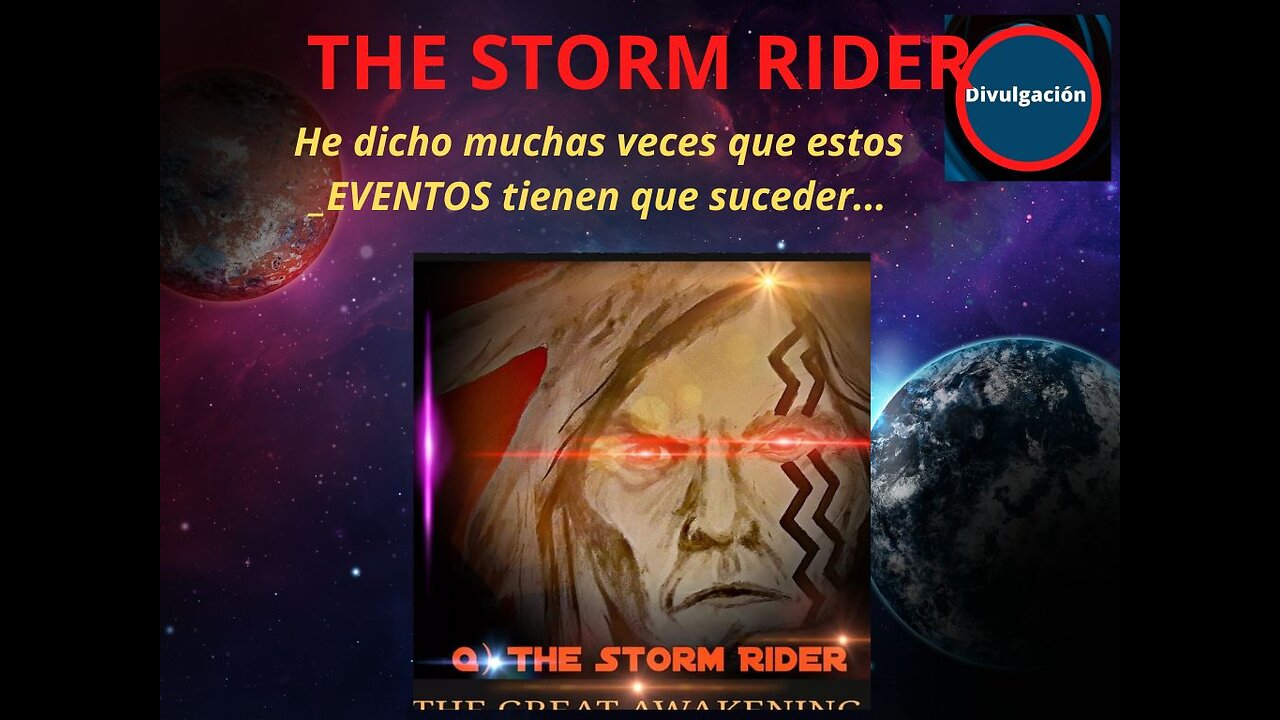 He dicho muchas veces que estos _EVENTOS tienen que suceder.