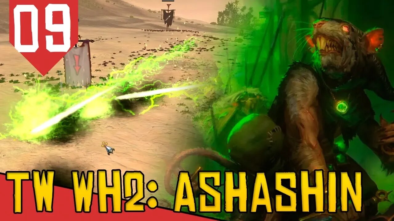 Canhões de RAIOS - Total War Warhammer 2 Ashashin #09 [Gameplay Português PT-BR]