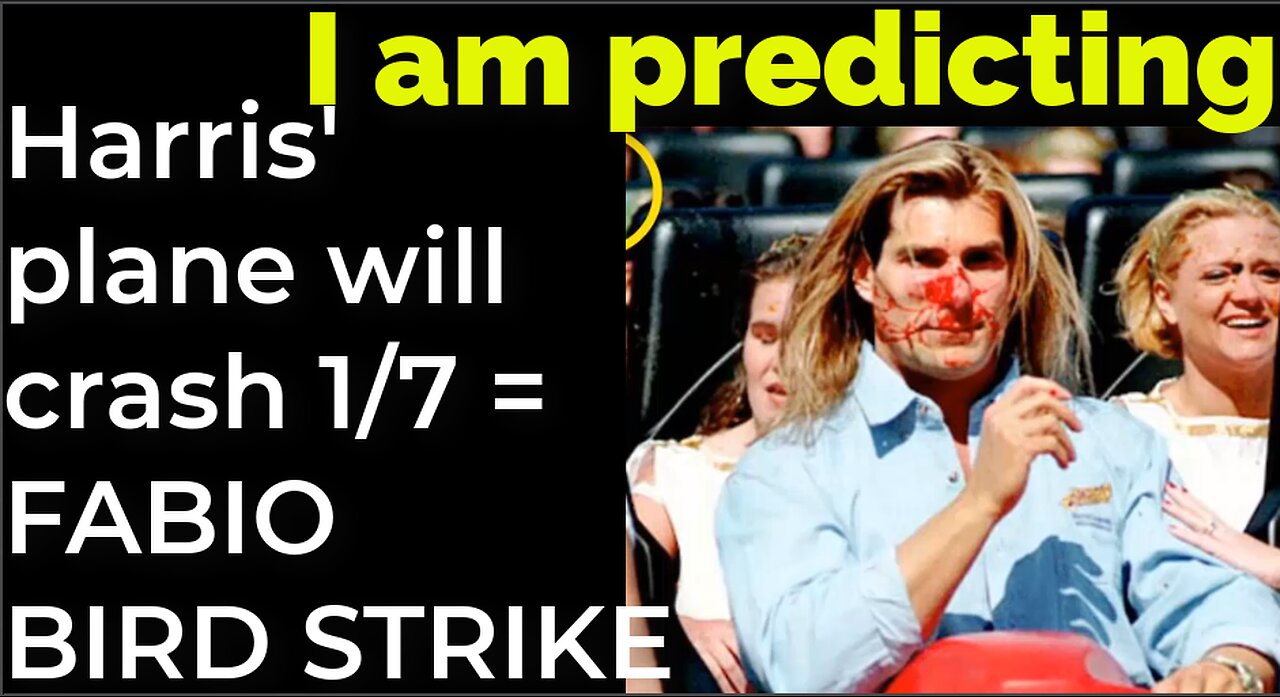 I am predicting: Harris' plane will crash on Jan 7 = FABIO BIRD STRIKE PROPHECY