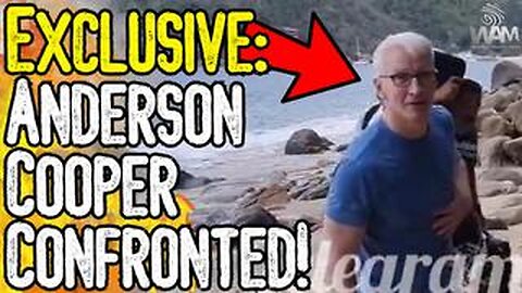 EXCLUSIVE: ANDERSON COOPER CONFRONTED! - Called Out On Vaccine Propaganda And MASS Murder!