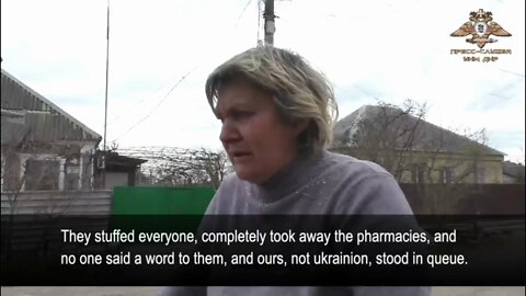 Donetsk resident tells of Azov nazis hiding among and abusing civilians