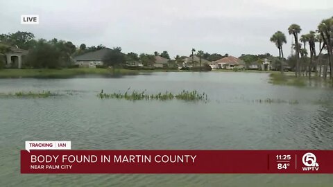 Man's body found in floodwater in Martin County